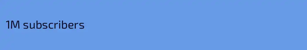 1M subscribers